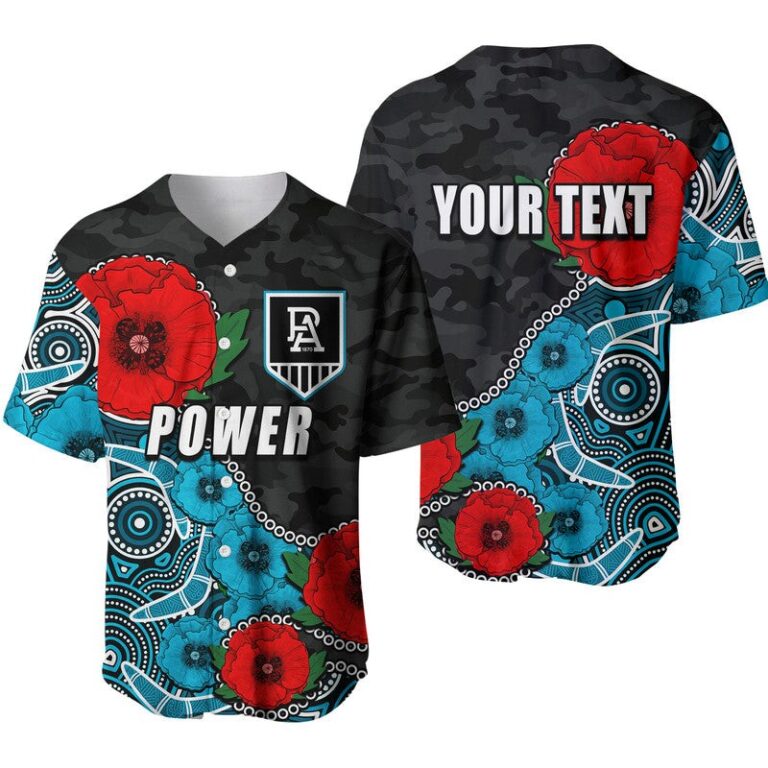 Australian Football League store - Loyal fans of Port Adelaide's Unisex Baseball Jerseys,Kid Baseball Jerseys,Youth Baseball Jerseys:vintage Australian Football League suit,uniform,apparel,shirts,merch,hoodie,jackets,shorts,sweatshirt,outfits,clothes