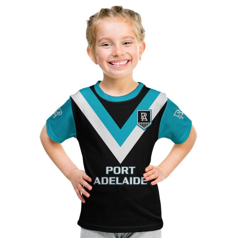 Australian Football League store - Loyal fans of Port Adelaide Football Club's Kid T-Shirt:vintage Australian Football League suit,uniform,apparel,shirts,merch,hoodie,jackets,shorts,sweatshirt,outfits,clothes
