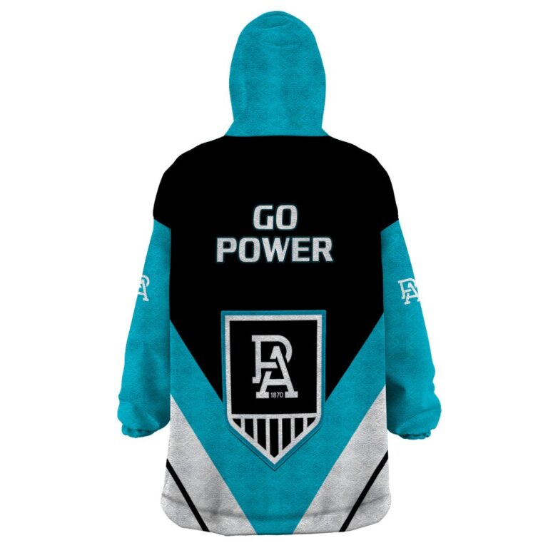 Australian Football League store - Loyal fans of Port Adelaide Football Club's Unisex Oodie,Kid Oodie:vintage Australian Football League suit,uniform,apparel,shirts,merch,hoodie,jackets,shorts,sweatshirt,outfits,clothes
