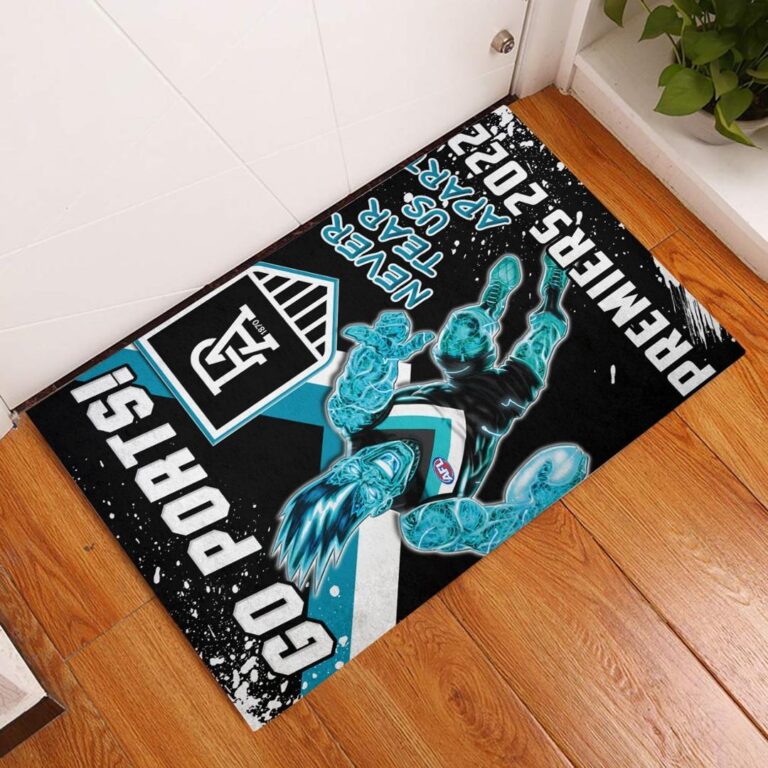 Australian Football League store - Loyal fans of Port Adelaide's Doormat:vintage Australian Football League suit,uniform,apparel,shirts,merch,hoodie,jackets,shorts,sweatshirt,outfits,clothes