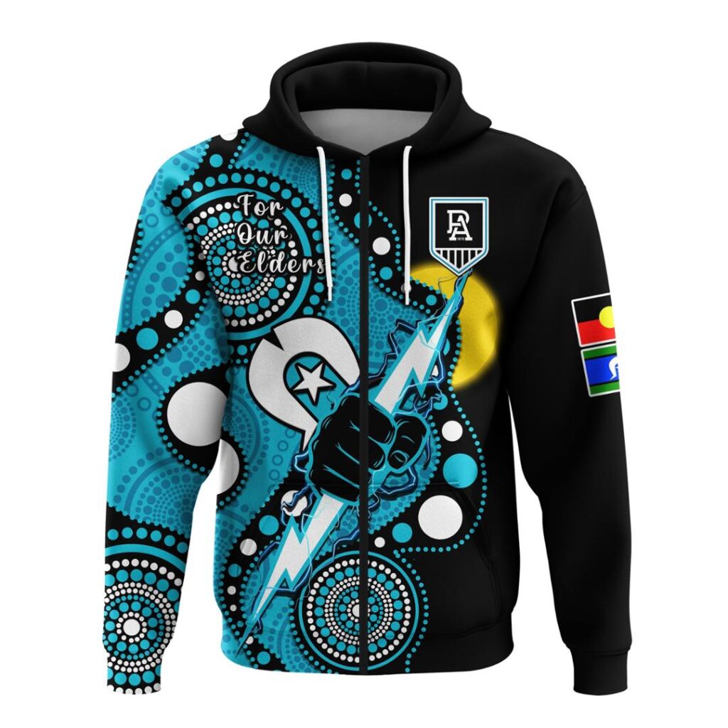 Australian Football League store - Loyal fans of Port Adelaide Football Club's Unisex Hoodie:vintage Australian Football League suit,uniform,apparel,shirts,merch,hoodie,jackets,shorts,sweatshirt,outfits,clothes