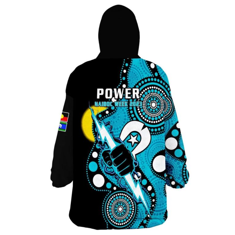 Australian Football League store - Loyal fans of Port Adelaide Football Club's Unisex Oodie,Kid Oodie:vintage Australian Football League suit,uniform,apparel,shirts,merch,hoodie,jackets,shorts,sweatshirt,outfits,clothes