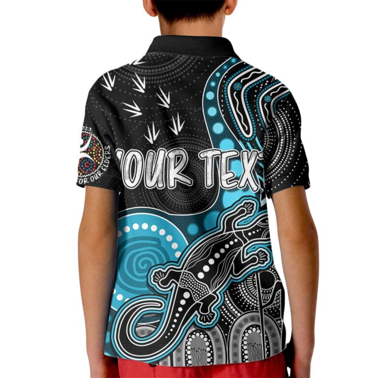 Australian Football League store - Loyal fans of Port Adelaide's Kid Polo Shirt:vintage Australian Football League suit,uniform,apparel,shirts,merch,hoodie,jackets,shorts,sweatshirt,outfits,clothes