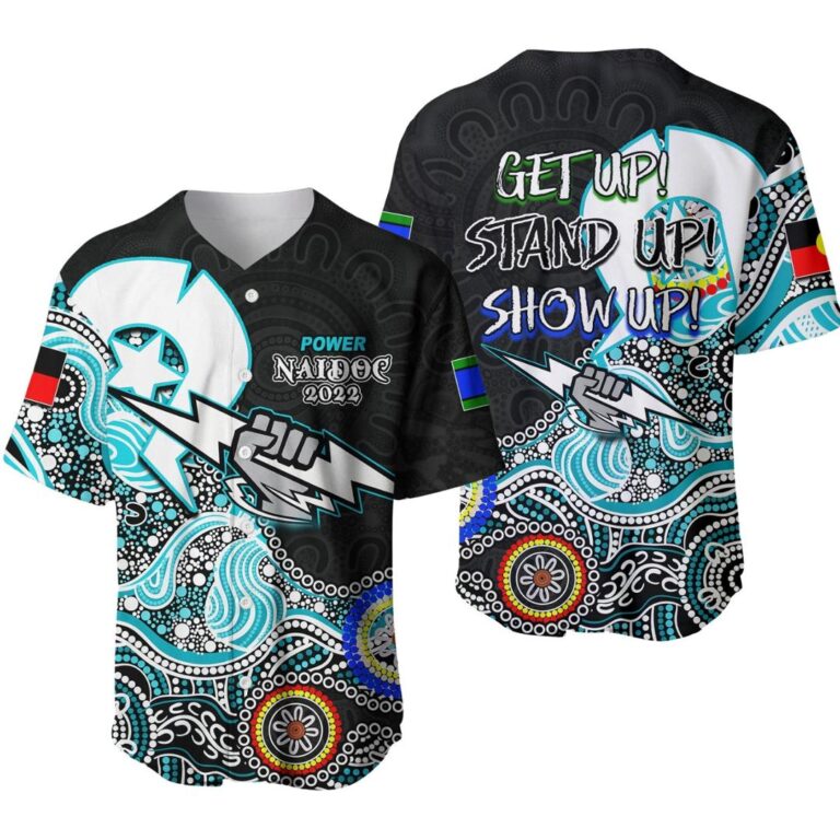 Australian Football League store - Loyal fans of Port Adelaide's Unisex Baseball Jerseys,Kid Baseball Jerseys,Youth Baseball Jerseys:vintage Australian Football League suit,uniform,apparel,shirts,merch,hoodie,jackets,shorts,sweatshirt,outfits,clothes