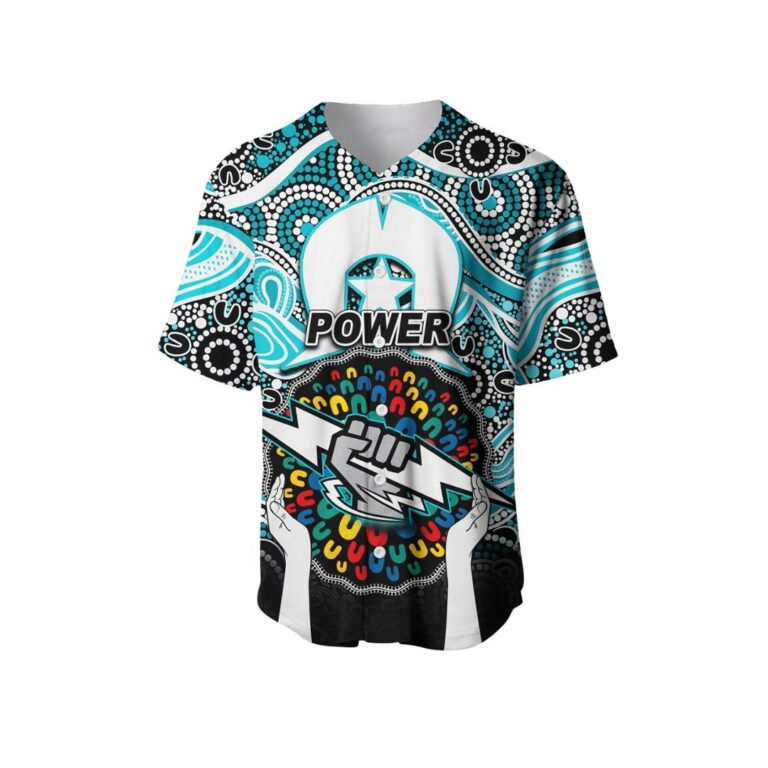 Australian Football League store - Loyal fans of Port Adelaide's Unisex Baseball Jerseys,Kid Baseball Jerseys,Youth Baseball Jerseys:vintage Australian Football League suit,uniform,apparel,shirts,merch,hoodie,jackets,shorts,sweatshirt,outfits,clothes