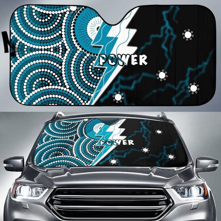 Australian Football League store - Loyal fans of Port Adelaide Power's Auto Sun Shades:vintage Australian Football League suit,uniform,apparel,shirts,merch,hoodie,jackets,shorts,sweatshirt,outfits,clothes