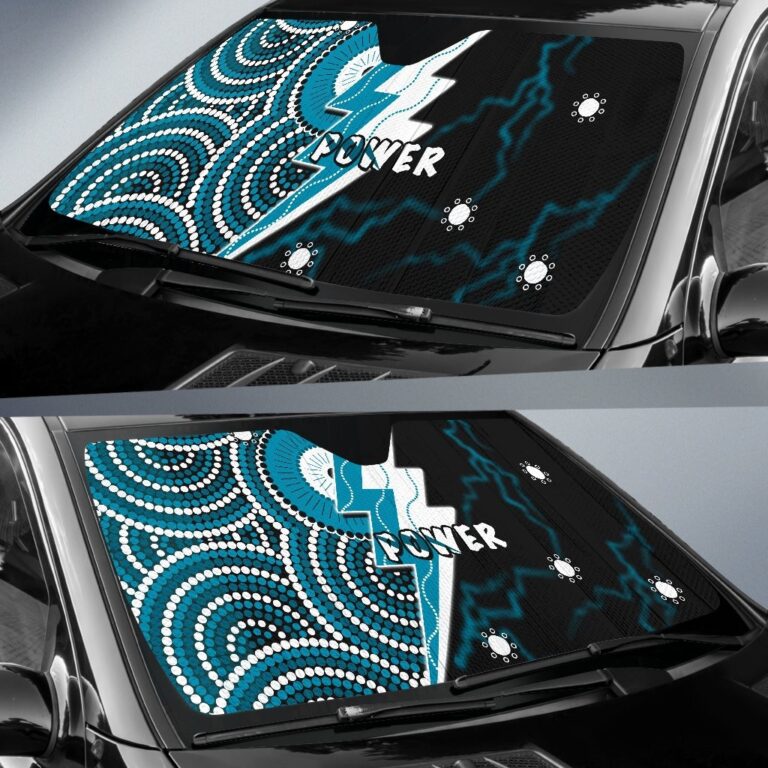 Australian Football League store - Loyal fans of Port Adelaide Power's Auto Sun Shades:vintage Australian Football League suit,uniform,apparel,shirts,merch,hoodie,jackets,shorts,sweatshirt,outfits,clothes