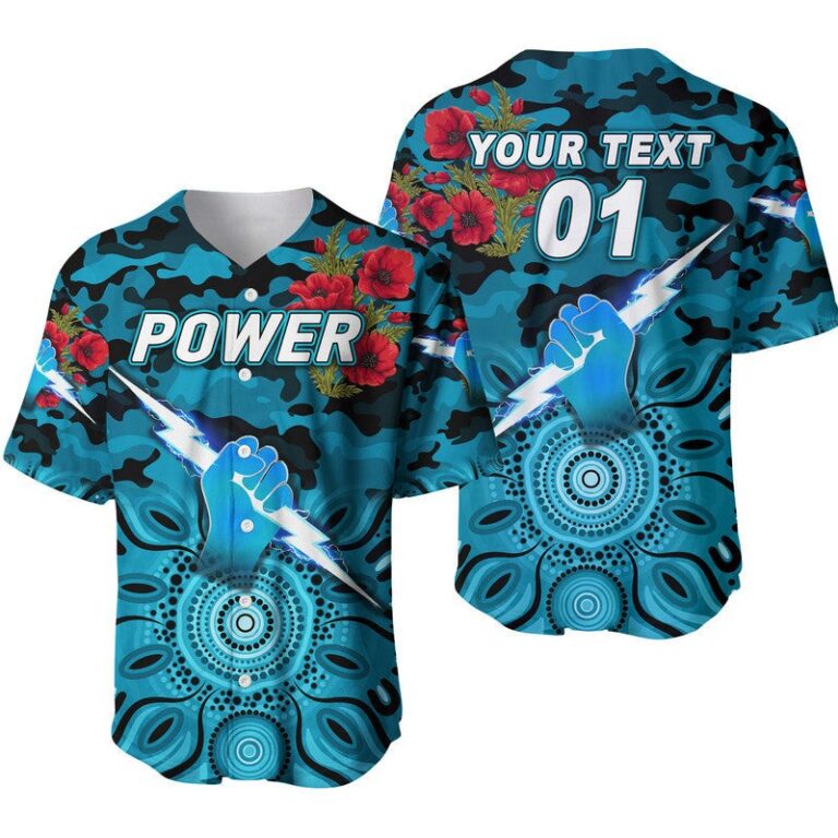Australian Football League store - Loyal fans of Port Adelaide Power's Unisex Baseball Jerseys,Kid Baseball Jerseys,Youth Baseball Jerseys:vintage Australian Football League suit,uniform,apparel,shirts,merch,hoodie,jackets,shorts,sweatshirt,outfits,clothes