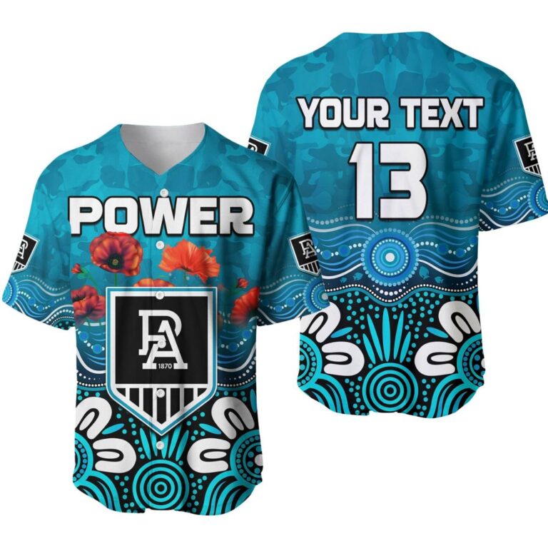 Australian Football League store - Loyal fans of Port Adelaide Power's Unisex Baseball Jerseys,Kid Baseball Jerseys,Youth Baseball Jerseys:vintage Australian Football League suit,uniform,apparel,shirts,merch,hoodie,jackets,shorts,sweatshirt,outfits,clothes