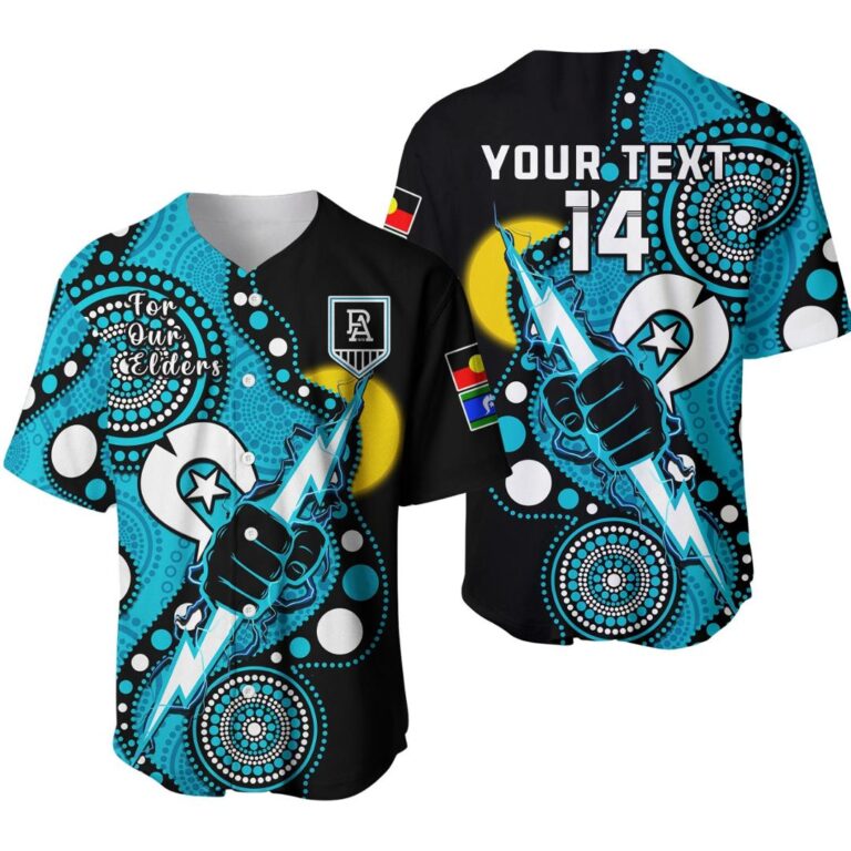 Australian Football League store - Loyal fans of Port Adelaide Power's Unisex Baseball Jerseys,Kid Baseball Jerseys,Youth Baseball Jerseys:vintage Australian Football League suit,uniform,apparel,shirts,merch,hoodie,jackets,shorts,sweatshirt,outfits,clothes