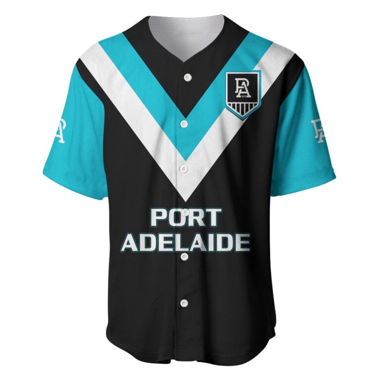 Australian Football League store - Loyal fans of Port Adelaide Power's Unisex Baseball Jerseys,Kid Baseball Jerseys,Youth Baseball Jerseys:vintage Australian Football League suit,uniform,apparel,shirts,merch,hoodie,jackets,shorts,sweatshirt,outfits,clothes