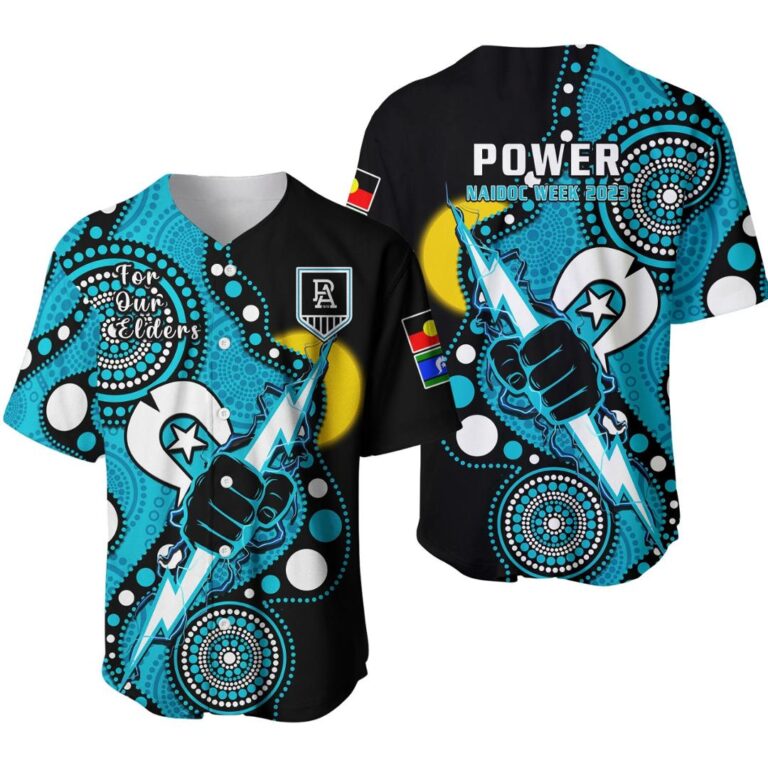 Australian Football League store - Loyal fans of Port Adelaide Power's Unisex Baseball Jerseys,Kid Baseball Jerseys,Youth Baseball Jerseys:vintage Australian Football League suit,uniform,apparel,shirts,merch,hoodie,jackets,shorts,sweatshirt,outfits,clothes