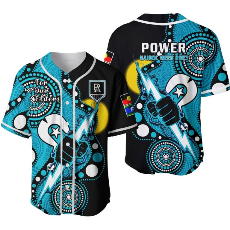 Australian Football League store - Loyal fans of Port Adelaide Power's Unisex Baseball Jerseys,Kid Baseball Jerseys,Youth Baseball Jerseys:vintage Australian Football League suit,uniform,apparel,shirts,merch,hoodie,jackets,shorts,sweatshirt,outfits,clothes