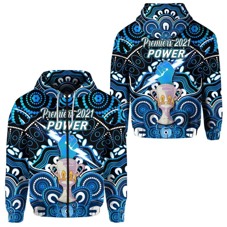 Australian Football League store - Loyal fans of Port Adelaide Football Club's Unisex Zip Hoodie:vintage Australian Football League suit,uniform,apparel,shirts,merch,hoodie,jackets,shorts,sweatshirt,outfits,clothes