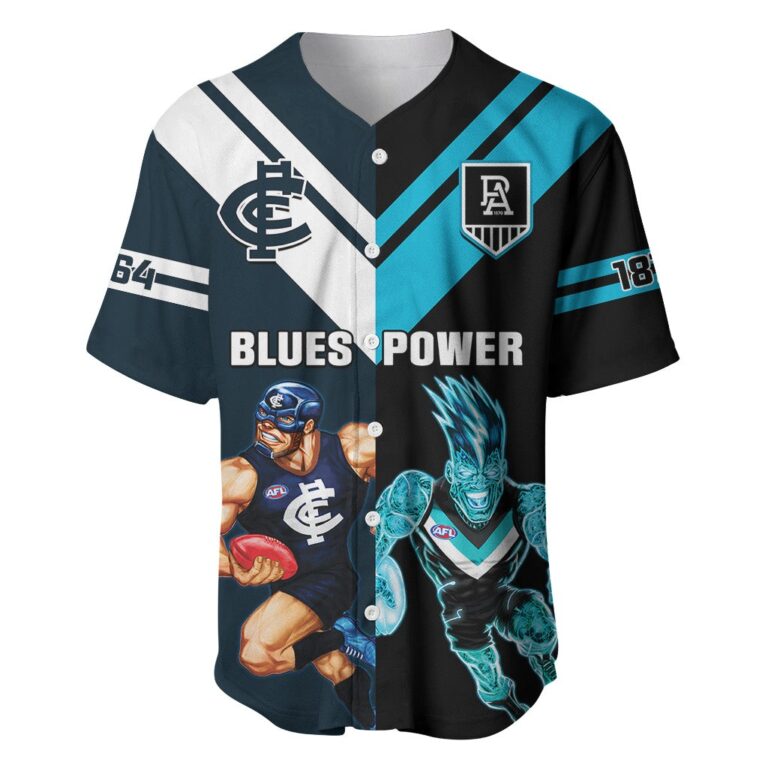 Australian Football League store - Loyal fans of Port Adelaide Power's Unisex Baseball Jerseys,Kid Baseball Jerseys,Youth Baseball Jerseys:vintage Australian Football League suit,uniform,apparel,shirts,merch,hoodie,jackets,shorts,sweatshirt,outfits,clothes