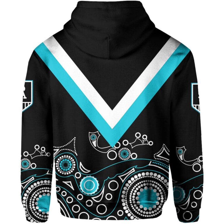 Australian Football League store - Loyal fans of Port Adelaide Football Club's Unisex Zip Hoodie:vintage Australian Football League suit,uniform,apparel,shirts,merch,hoodie,jackets,shorts,sweatshirt,outfits,clothes