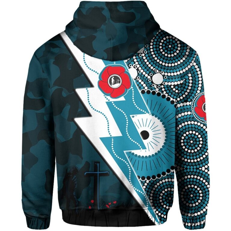 Australian Football League store - Loyal fans of Port Adelaide Football Club's Unisex Zip Hoodie:vintage Australian Football League suit,uniform,apparel,shirts,merch,hoodie,jackets,shorts,sweatshirt,outfits,clothes