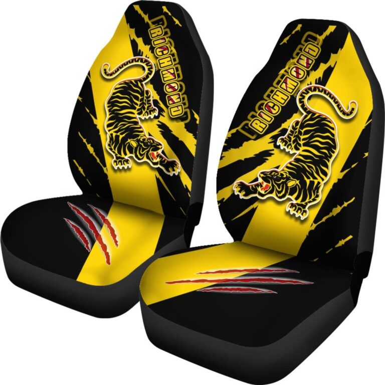 Australian Football League store - Loyal fans of Richmond Football Club's Set 2 Car Seat Cover:vintage Australian Football League suit,uniform,apparel,shirts,merch,hoodie,jackets,shorts,sweatshirt,outfits,clothes