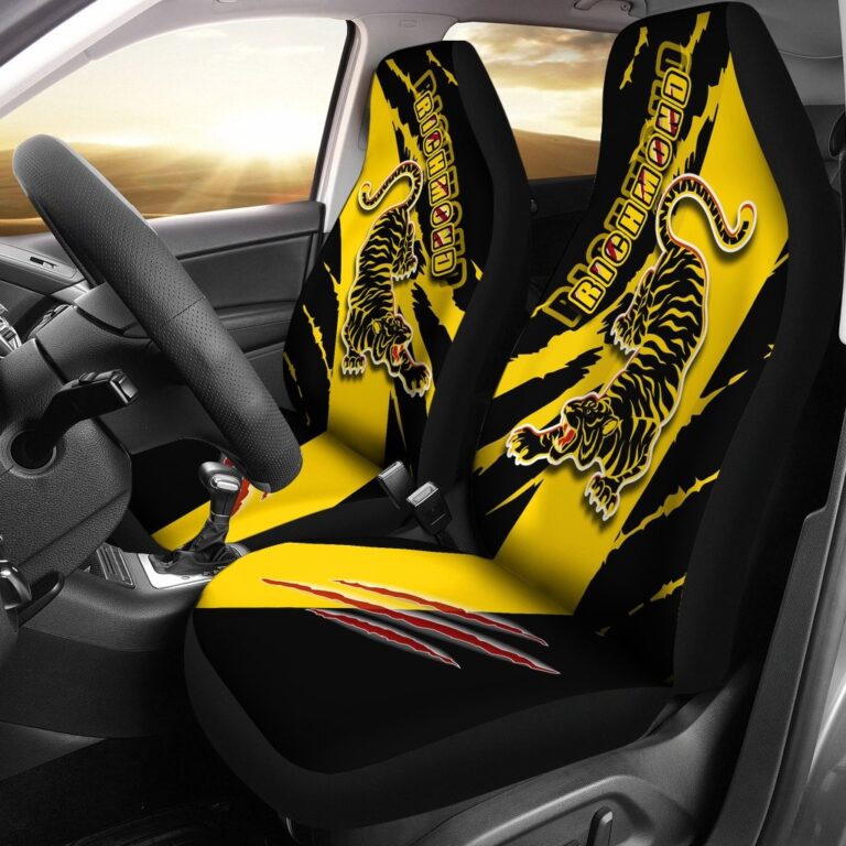 Australian Football League store - Loyal fans of Richmond Football Club's Set 2 Car Seat Cover:vintage Australian Football League suit,uniform,apparel,shirts,merch,hoodie,jackets,shorts,sweatshirt,outfits,clothes