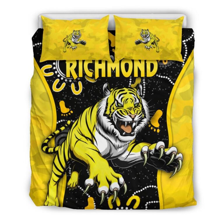 Australian Football League store - Loyal fans of Richmond Football Club's Bedding Duvet Cover + 1/2 Pillow Cases:vintage Australian Football League suit,uniform,apparel,shirts,merch,hoodie,jackets,shorts,sweatshirt,outfits,clothes