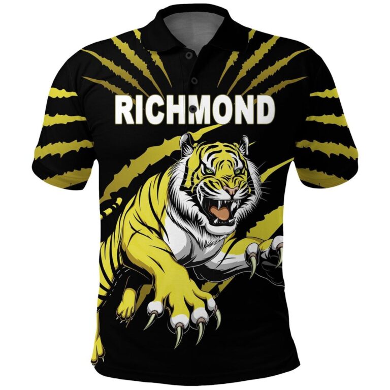 Australian Football League store - Loyal fans of Richmond Tigers's Unisex Polo Shirt:vintage Australian Football League suit,uniform,apparel,shirts,merch,hoodie,jackets,shorts,sweatshirt,outfits,clothes