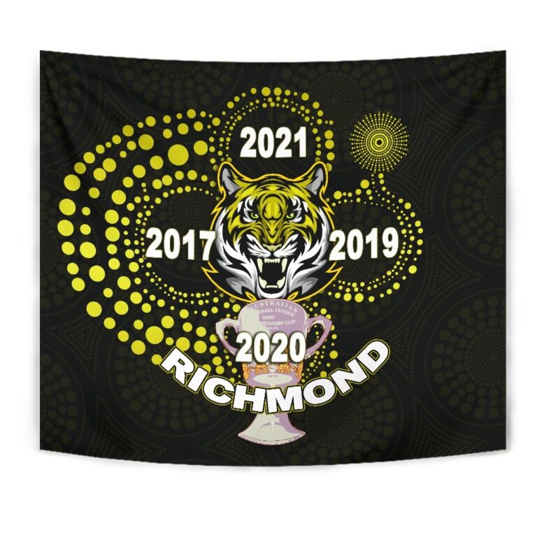 Australian Football League store - Loyal fans of Richmond Tigers's Wall Tapestry:vintage Australian Football League suit,uniform,apparel,shirts,merch,hoodie,jackets,shorts,sweatshirt,outfits,clothes
