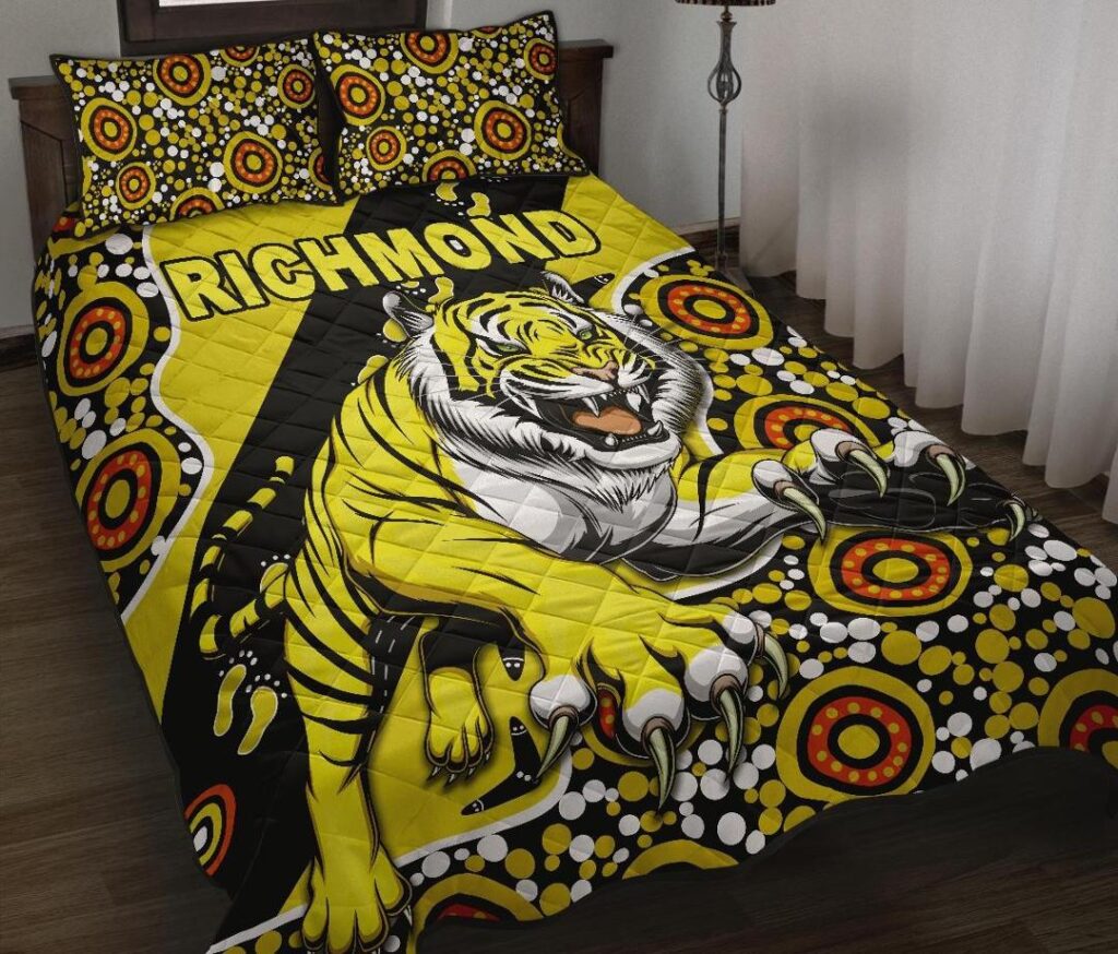 Australian Football League store - Loyal fans of Richmond Football Club's Quilt + 1/2 Pillow Cases:vintage Australian Football League suit,uniform,apparel,shirts,merch,hoodie,jackets,shorts,sweatshirt,outfits,clothes