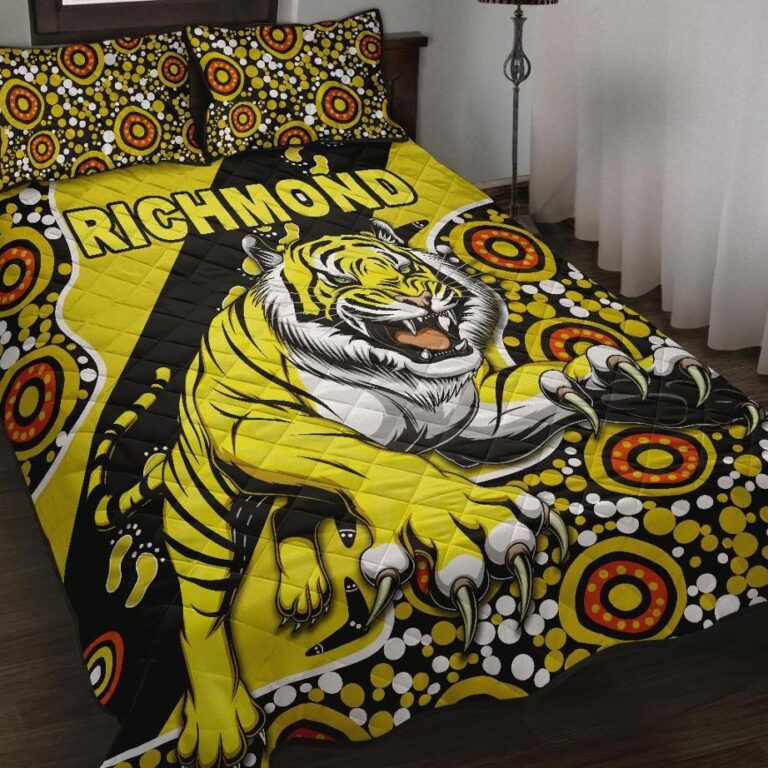 Australian Football League store - Loyal fans of Richmond Football Club's Quilt + 1/2 Pillow Cases:vintage Australian Football League suit,uniform,apparel,shirts,merch,hoodie,jackets,shorts,sweatshirt,outfits,clothes