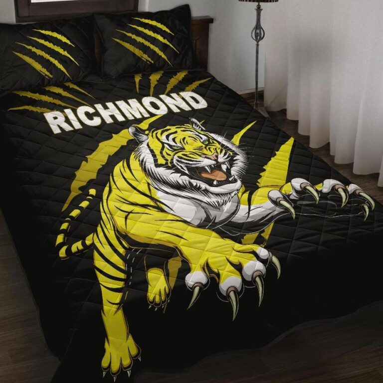 Australian Football League store - Loyal fans of Richmond Football Club's Quilt + 1/2 Pillow Cases:vintage Australian Football League suit,uniform,apparel,shirts,merch,hoodie,jackets,shorts,sweatshirt,outfits,clothes