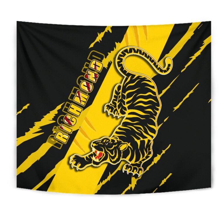 Australian Football League store - Loyal fans of Richmond Tigers's Wall Tapestry:vintage Australian Football League suit,uniform,apparel,shirts,merch,hoodie,jackets,shorts,sweatshirt,outfits,clothes