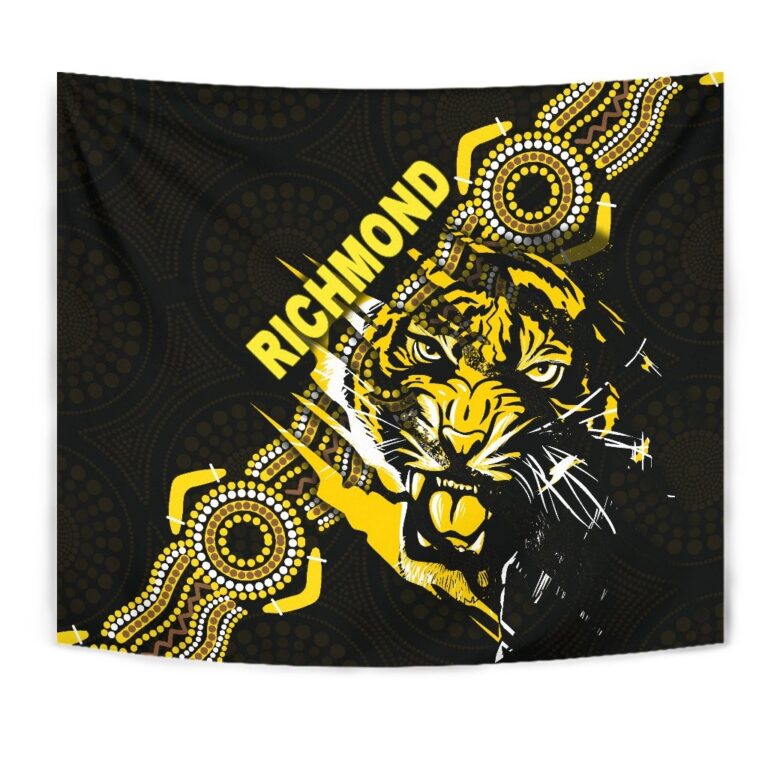 Australian Football League store - Loyal fans of Richmond Tigers's Wall Tapestry:vintage Australian Football League suit,uniform,apparel,shirts,merch,hoodie,jackets,shorts,sweatshirt,outfits,clothes