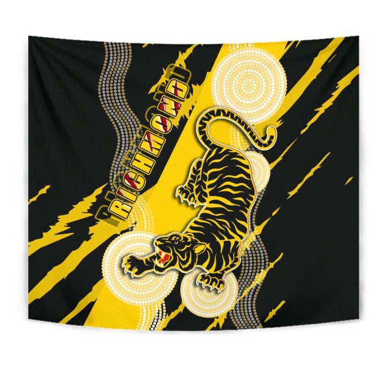 Australian Football League store - Loyal fans of Richmond Tigers's Wall Tapestry:vintage Australian Football League suit,uniform,apparel,shirts,merch,hoodie,jackets,shorts,sweatshirt,outfits,clothes