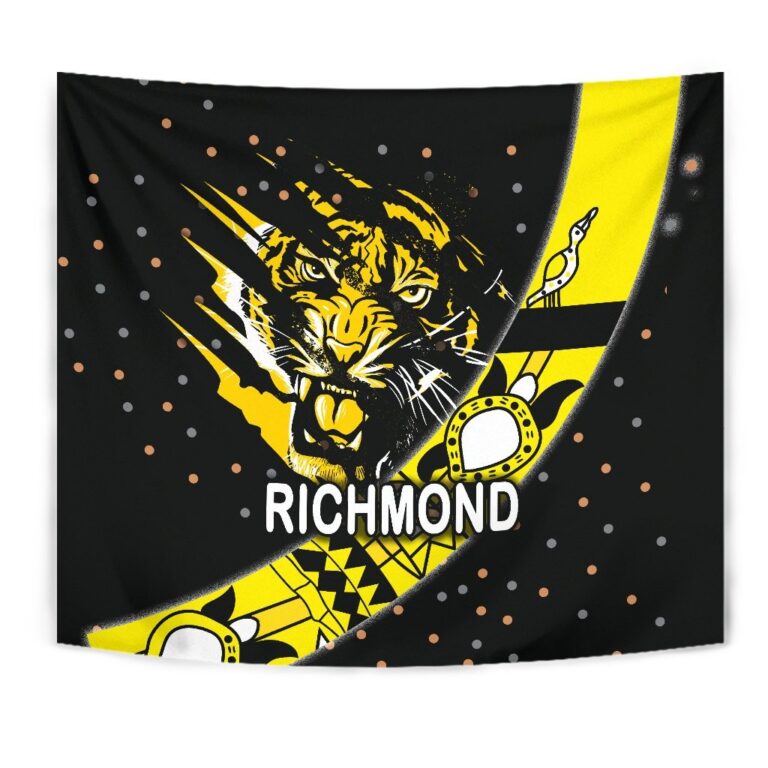 Australian Football League store - Loyal fans of Richmond Tigers's Wall Tapestry:vintage Australian Football League suit,uniform,apparel,shirts,merch,hoodie,jackets,shorts,sweatshirt,outfits,clothes
