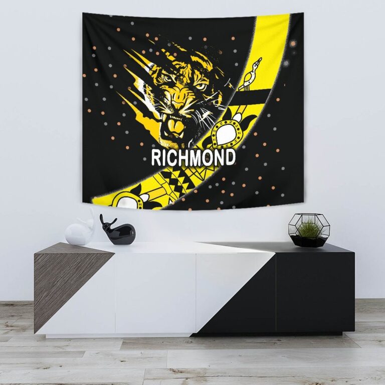 Australian Football League store - Loyal fans of Richmond Tigers's Wall Tapestry:vintage Australian Football League suit,uniform,apparel,shirts,merch,hoodie,jackets,shorts,sweatshirt,outfits,clothes