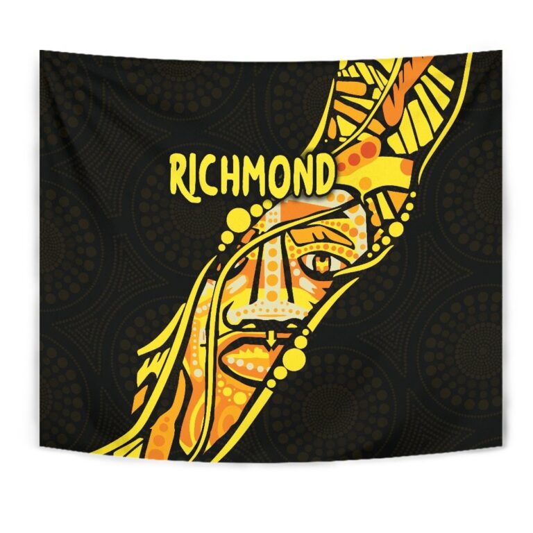 Australian Football League store - Loyal fans of Richmond Tigers's Wall Tapestry:vintage Australian Football League suit,uniform,apparel,shirts,merch,hoodie,jackets,shorts,sweatshirt,outfits,clothes