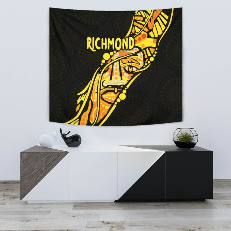 Australian Football League store - Loyal fans of Richmond Tigers's Wall Tapestry:vintage Australian Football League suit,uniform,apparel,shirts,merch,hoodie,jackets,shorts,sweatshirt,outfits,clothes