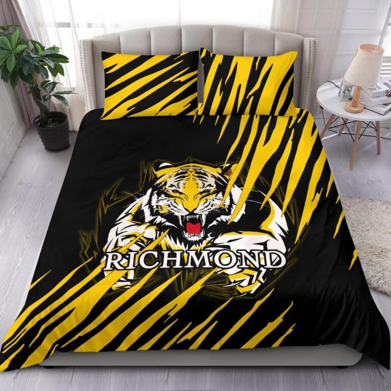 Australian Football League store - Loyal fans of Richmond Football Club's Bedding Duvet Cover + 1/2 Pillow Cases:vintage Australian Football League suit,uniform,apparel,shirts,merch,hoodie,jackets,shorts,sweatshirt,outfits,clothes