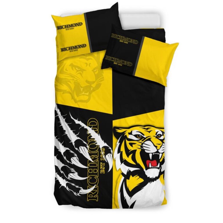 Australian Football League store - Loyal fans of Richmond Football Club's Bedding Duvet Cover + 1/2 Pillow Cases:vintage Australian Football League suit,uniform,apparel,shirts,merch,hoodie,jackets,shorts,sweatshirt,outfits,clothes