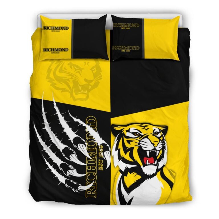 Australian Football League store - Loyal fans of Richmond Football Club's Bedding Duvet Cover + 1/2 Pillow Cases:vintage Australian Football League suit,uniform,apparel,shirts,merch,hoodie,jackets,shorts,sweatshirt,outfits,clothes