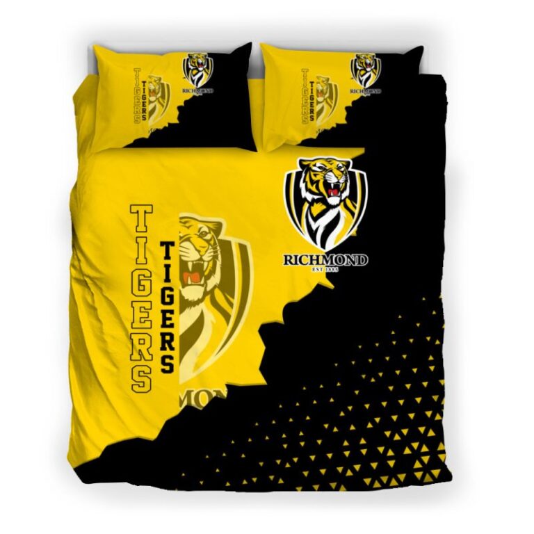 Australian Football League store - Loyal fans of Richmond Football Club's Bedding Duvet Cover + 1/2 Pillow Cases:vintage Australian Football League suit,uniform,apparel,shirts,merch,hoodie,jackets,shorts,sweatshirt,outfits,clothes