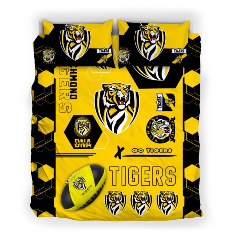Australian Football League store - Loyal fans of Richmond Football Club's Bedding Duvet Cover + 1/2 Pillow Cases:vintage Australian Football League suit,uniform,apparel,shirts,merch,hoodie,jackets,shorts,sweatshirt,outfits,clothes