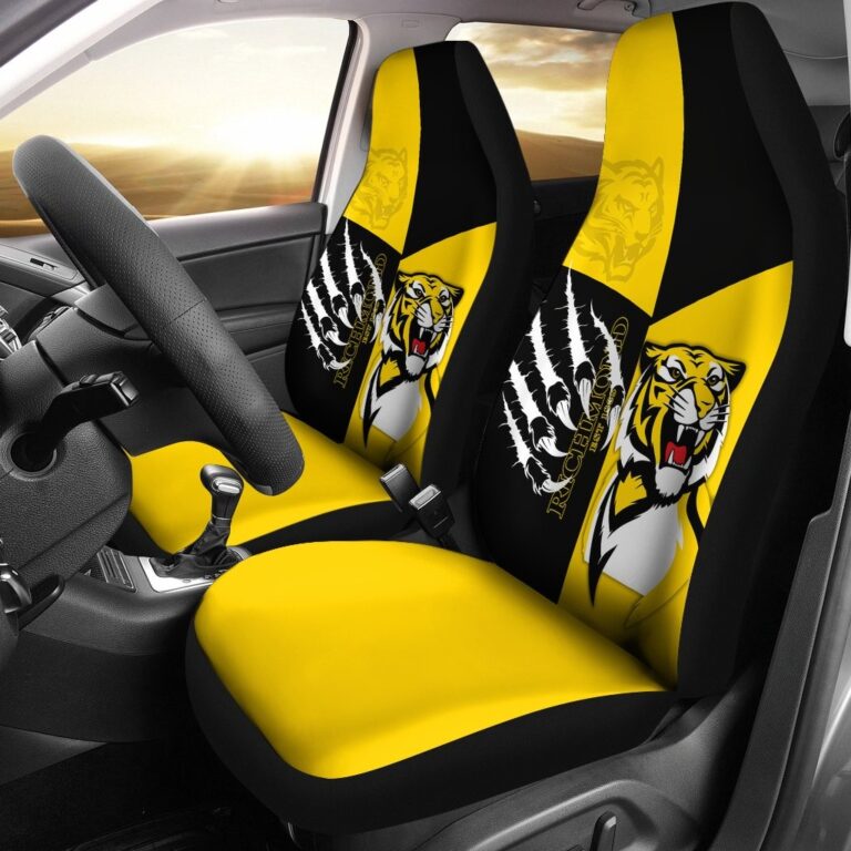 Australian Football League store - Loyal fans of Richmond Football Club's Set 2 Car Seat Cover:vintage Australian Football League suit,uniform,apparel,shirts,merch,hoodie,jackets,shorts,sweatshirt,outfits,clothes
