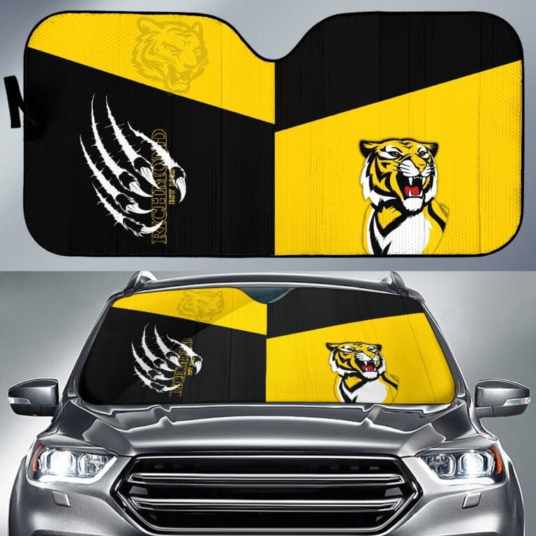 Australian Football League store - Loyal fans of Richmond Tigers's Auto Sun Shades:vintage Australian Football League suit,uniform,apparel,shirts,merch,hoodie,jackets,shorts,sweatshirt,outfits,clothes