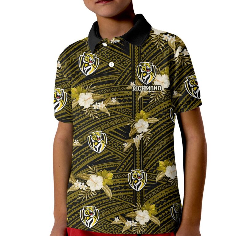 Australian Football League store - Loyal fans of Richmond Tigers's Kid Polo Shirt:vintage Australian Football League suit,uniform,apparel,shirts,merch,hoodie,jackets,shorts,sweatshirt,outfits,clothes