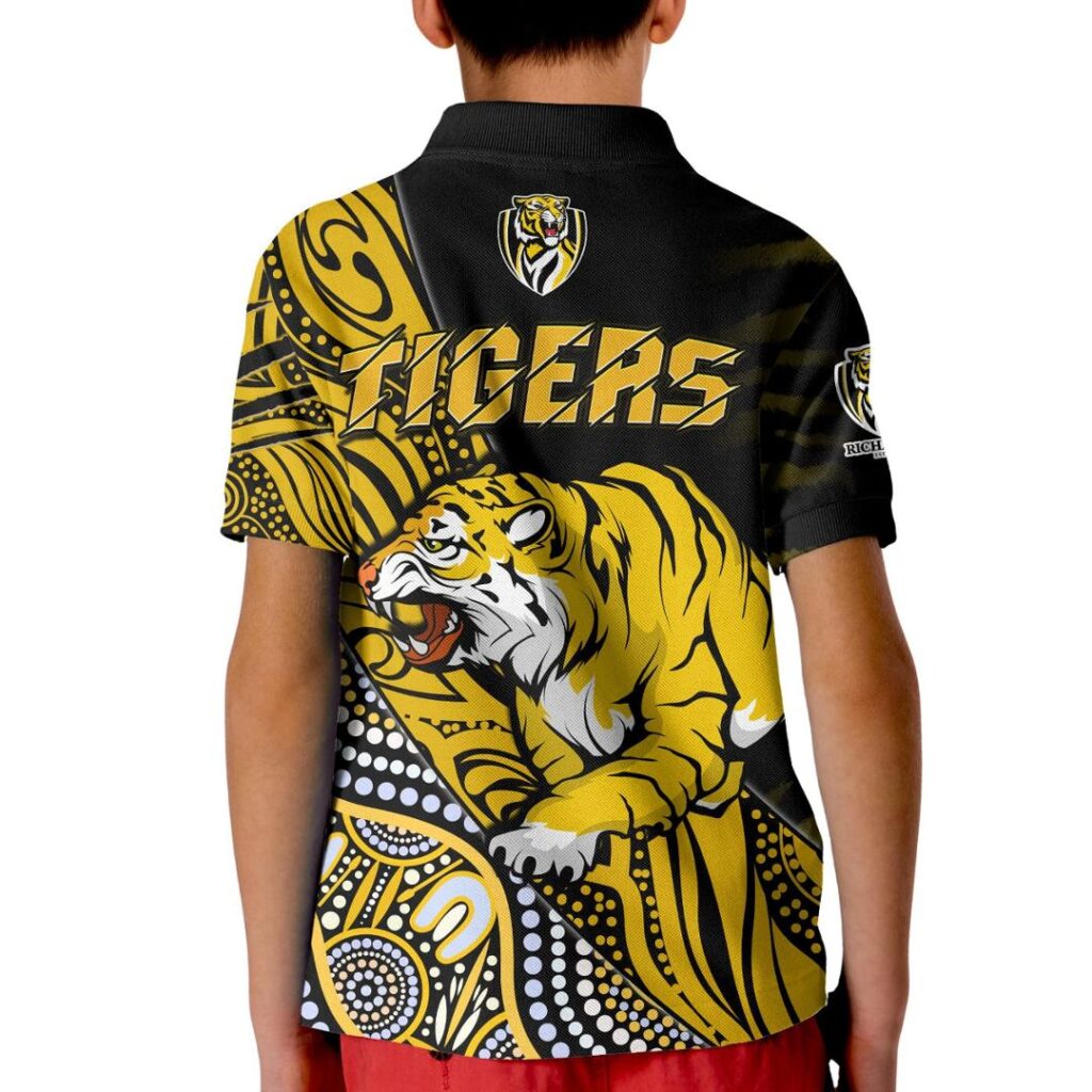 Australian Football League store - Loyal fans of Richmond Tigers's Kid Polo Shirt:vintage Australian Football League suit,uniform,apparel,shirts,merch,hoodie,jackets,shorts,sweatshirt,outfits,clothes