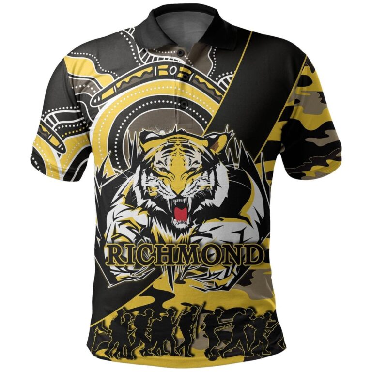 Australian Football League store - Loyal fans of Richmond Tigers's Unisex Polo Shirt:vintage Australian Football League suit,uniform,apparel,shirts,merch,hoodie,jackets,shorts,sweatshirt,outfits,clothes