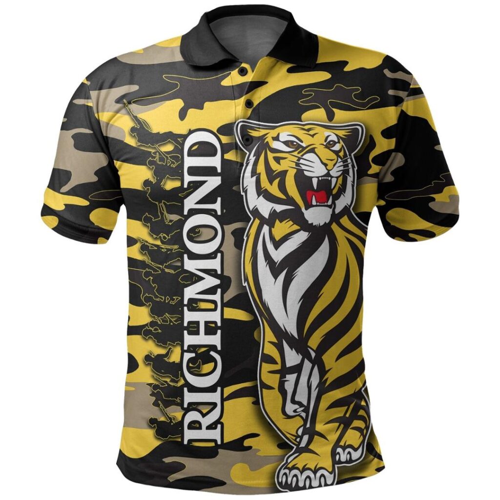 Australian Football League store - Loyal fans of Richmond Tigers's Unisex Polo Shirt:vintage Australian Football League suit,uniform,apparel,shirts,merch,hoodie,jackets,shorts,sweatshirt,outfits,clothes