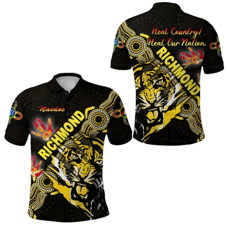 Australian Football League store - Loyal fans of Richmond Tigers's Unisex Polo Shirt:vintage Australian Football League suit,uniform,apparel,shirts,merch,hoodie,jackets,shorts,sweatshirt,outfits,clothes