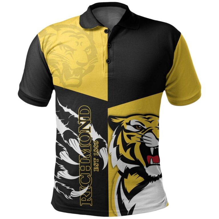 Australian Football League store - Loyal fans of Richmond Tigers's Unisex Polo Shirt:vintage Australian Football League suit,uniform,apparel,shirts,merch,hoodie,jackets,shorts,sweatshirt,outfits,clothes