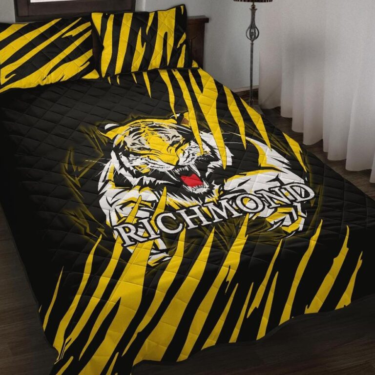 Australian Football League store - Loyal fans of Richmond Football Club's Quilt + 1/2 Pillow Cases:vintage Australian Football League suit,uniform,apparel,shirts,merch,hoodie,jackets,shorts,sweatshirt,outfits,clothes